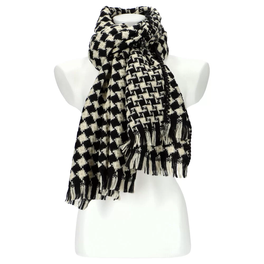 Woman winter scarf WJ6165 - BLACK - ModaServerPro